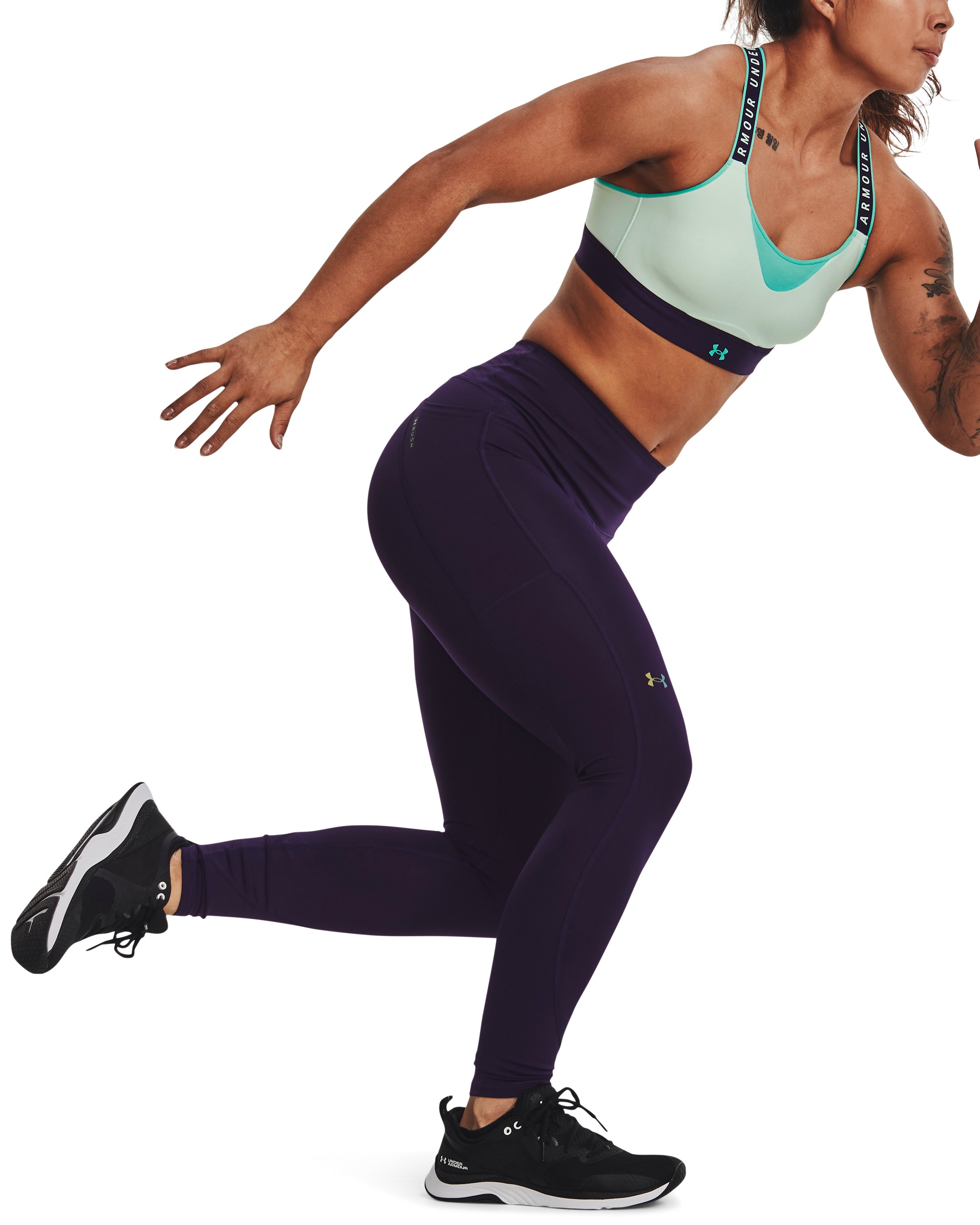 UA RUSH No-Slip Waistband Women's Full-Length Leggings 12
