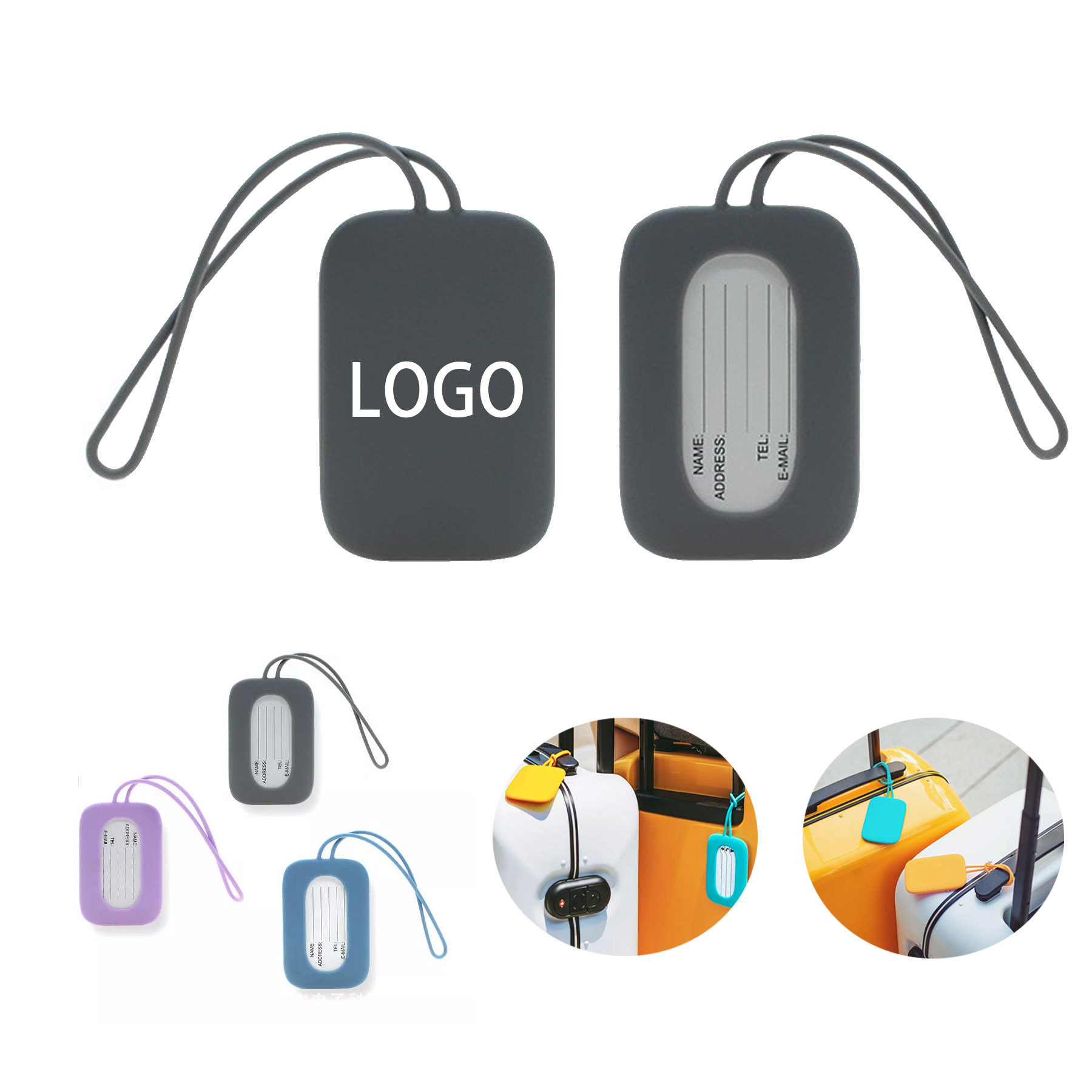 Silicone Soft Water Bottle Sleeve Carrier Handle Holders 2