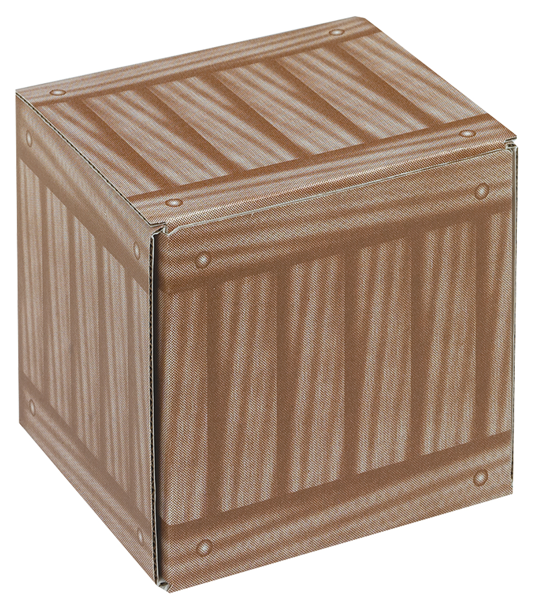 4" x 4" x 4" -E-Flute Inside Tuck Box 2