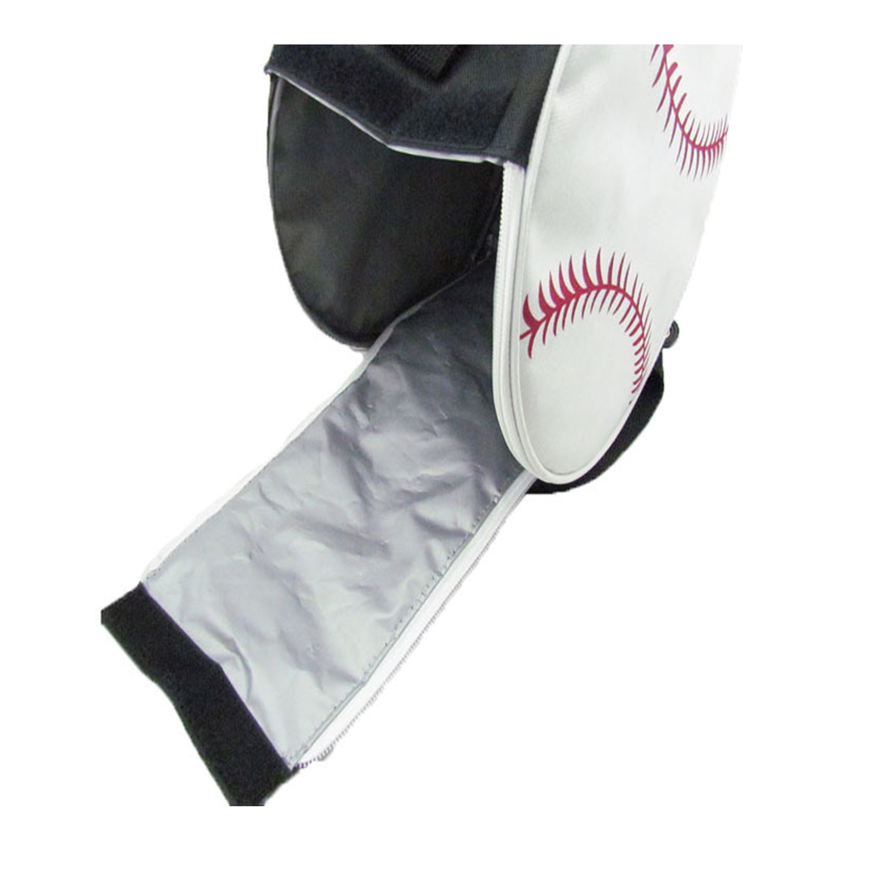 Round Baseball Lunch Bag (direct import) 4