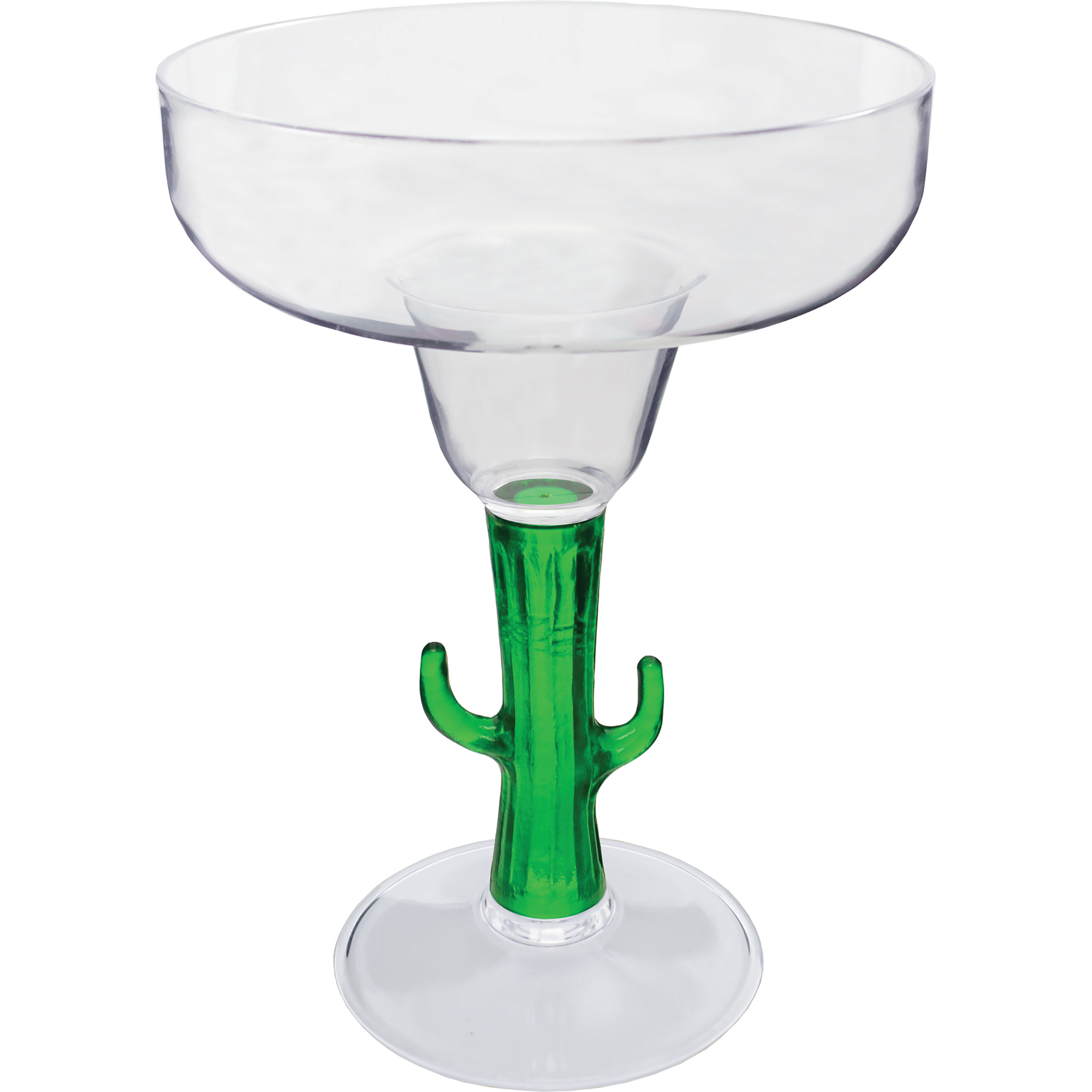 12oz Novelty Stem Plastic Margarita Glass
