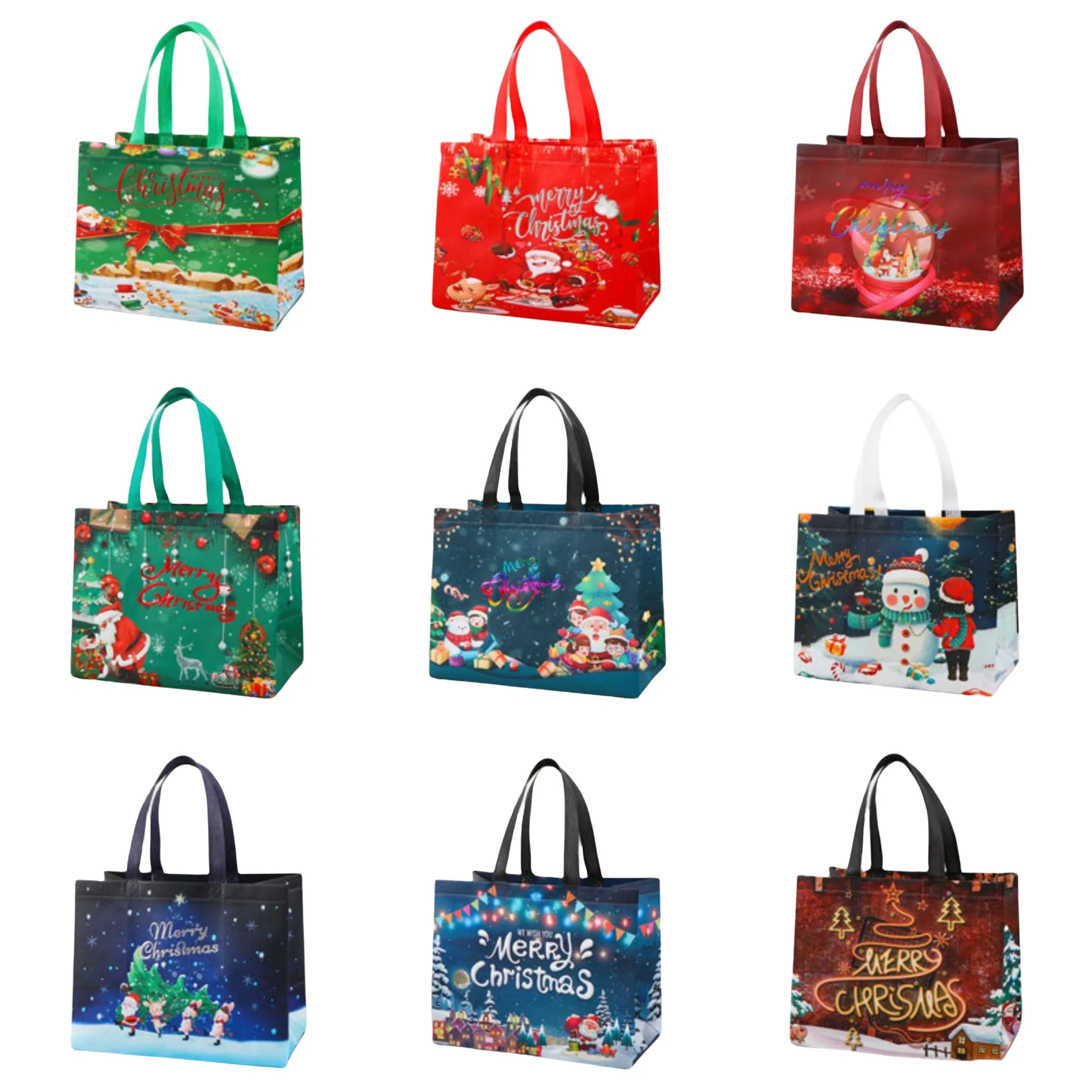 Reusable Non Woven Christmas Gift Tote Bag 3