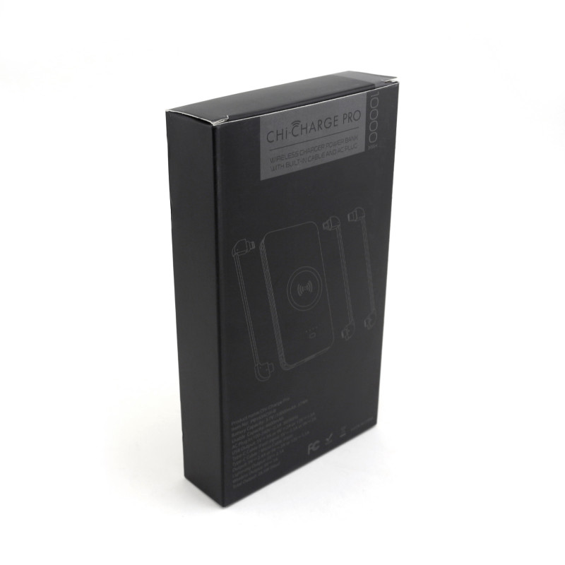 Chi-Charge Pro - 10,000 mAh Universal Power Bank with Wireless Charging 1