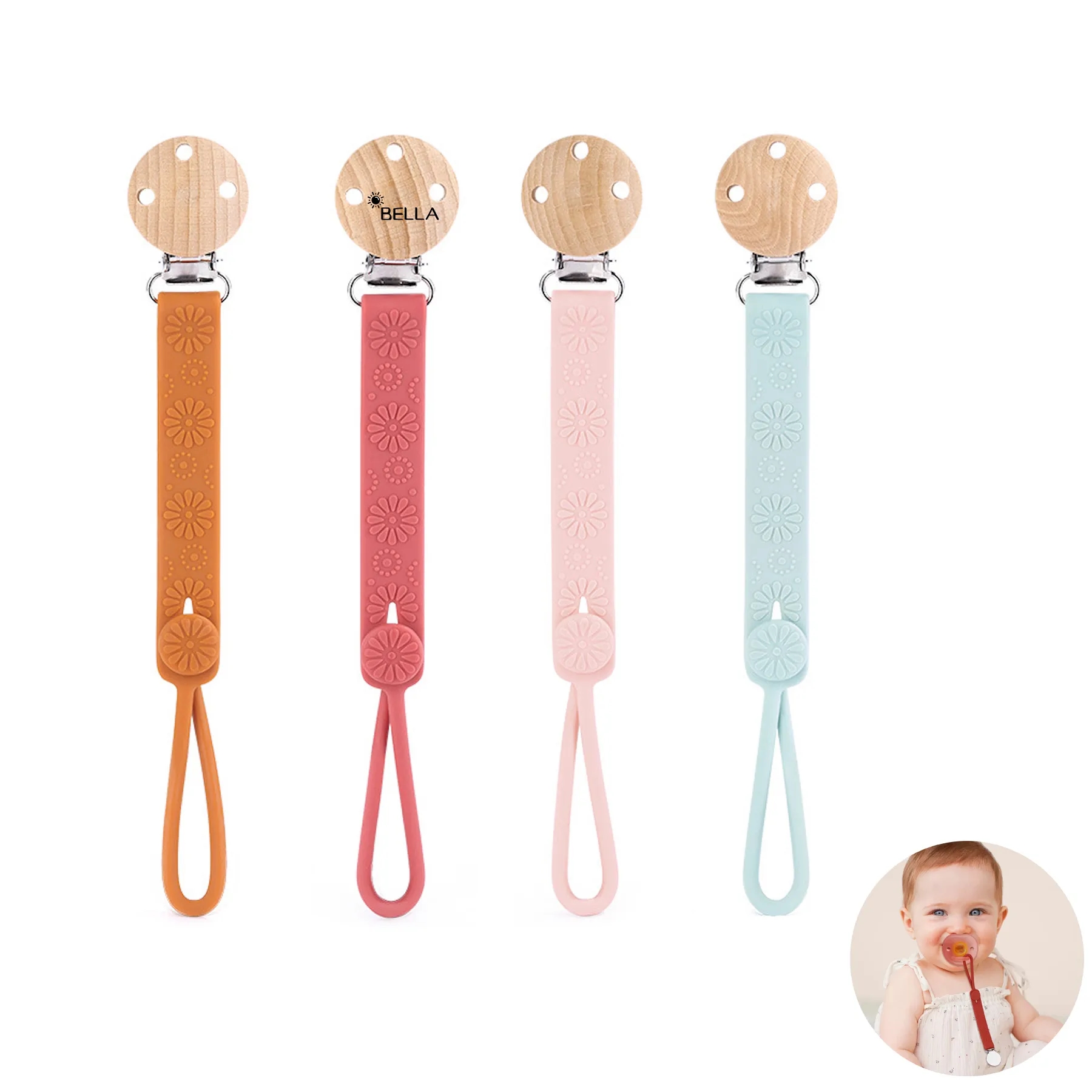 Baby Pacifier Strap For Soothie &Teething Toy 1