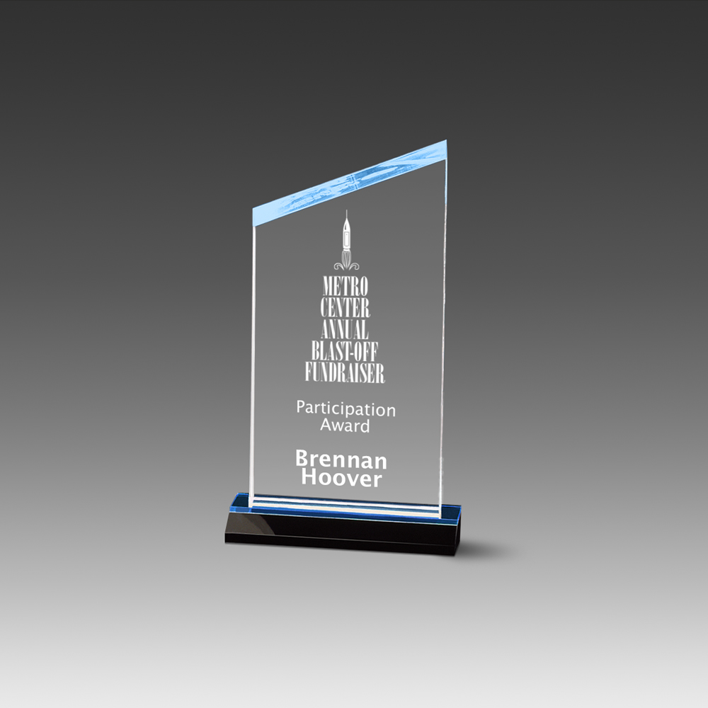 6" x 11" Reflections Beveled Peak Award 1