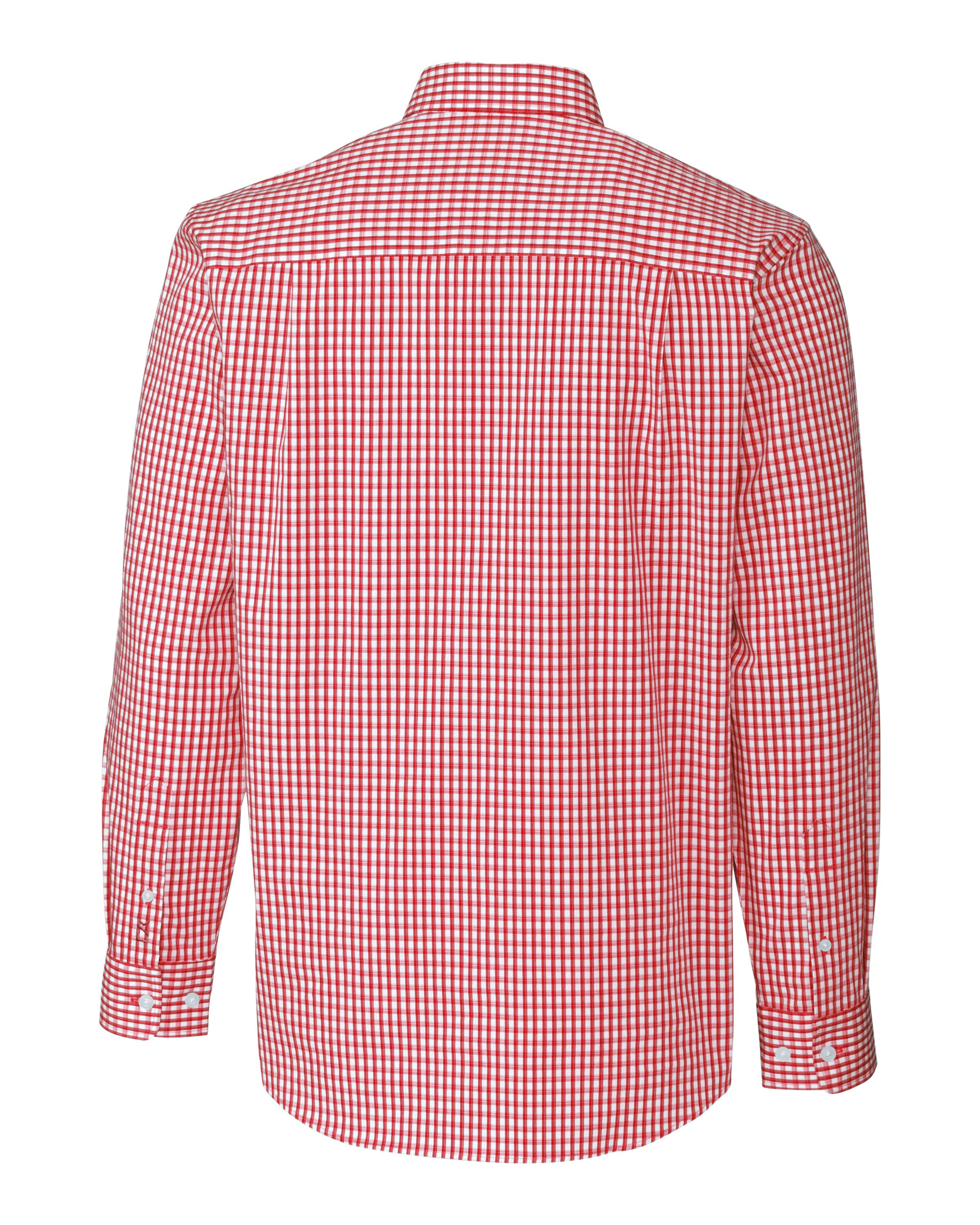 Easy Care Stretch Gingham Mens Big and Tall Long Sleeve Dress Shirt Big & Tall