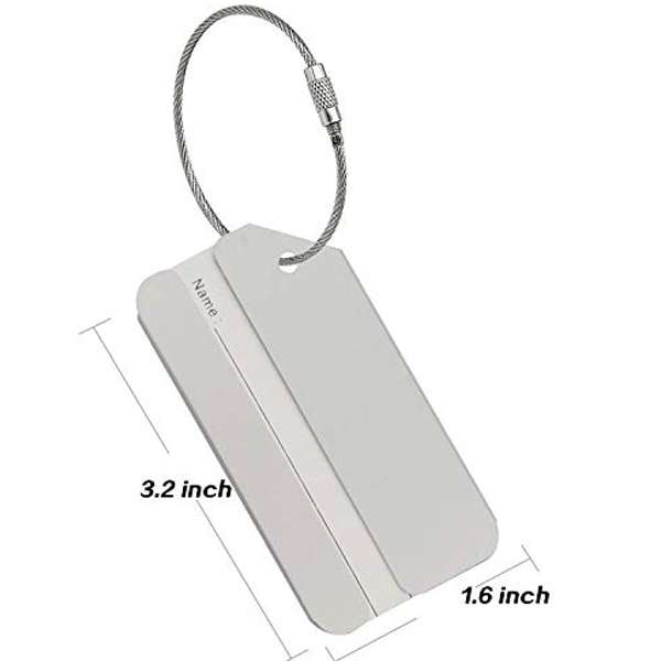 Custom Aluminum Luggage Tag 5