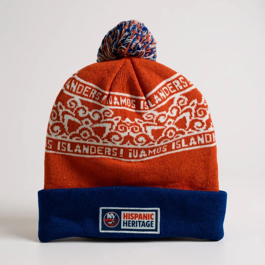 Pom-Pom Beanie with Cuff 3