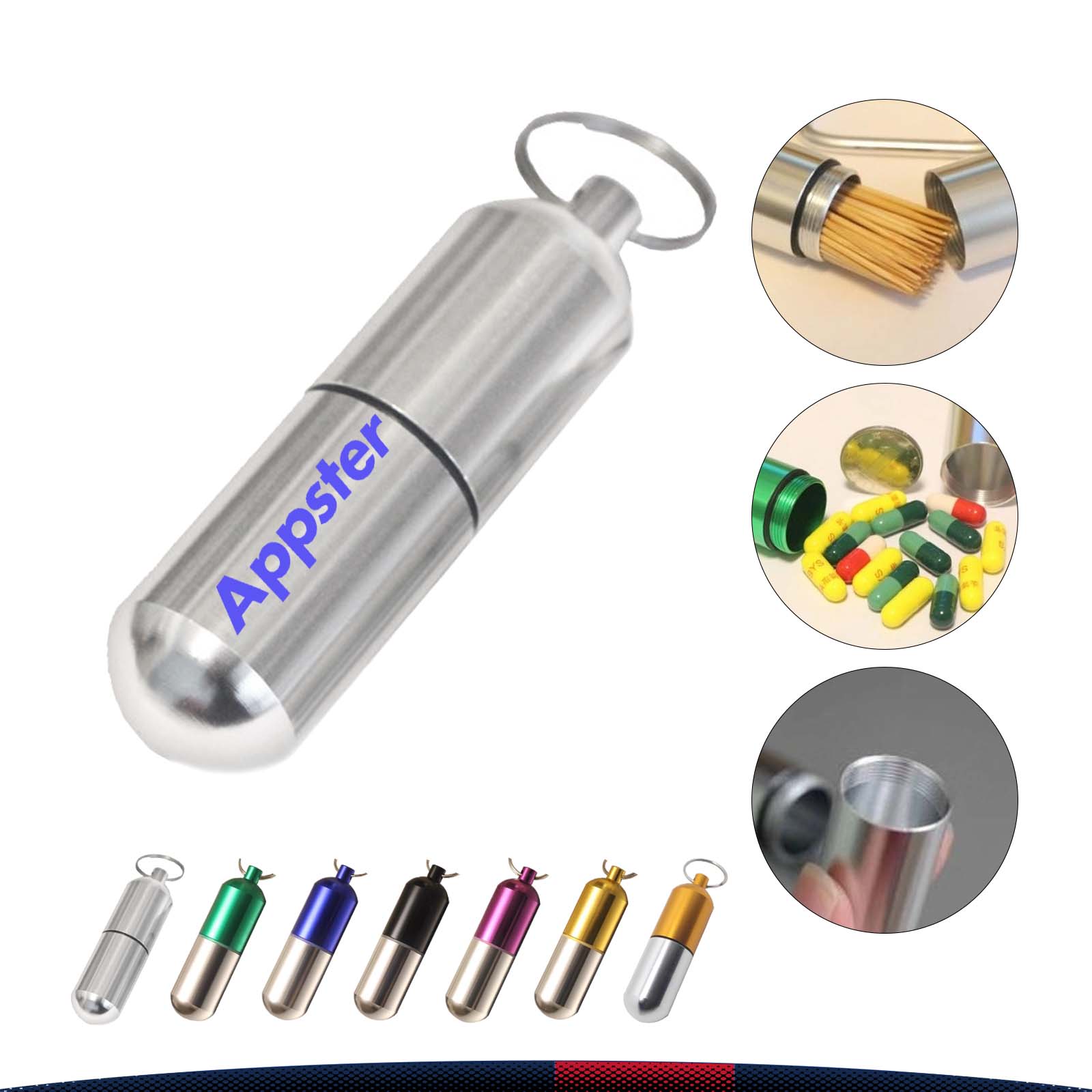 Waterproof Mini Pill Cases 6