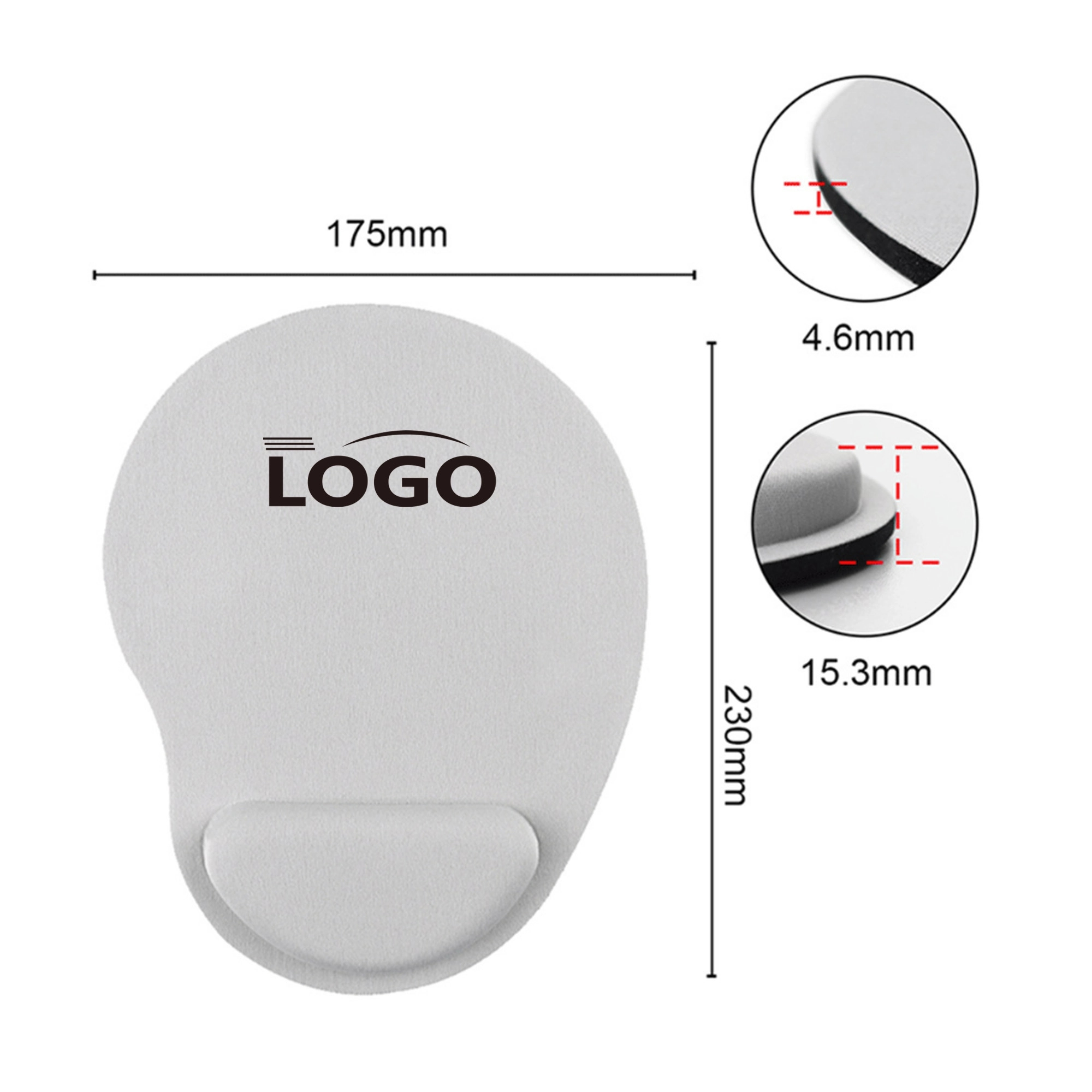 Memory Foam Mouse Mat 11