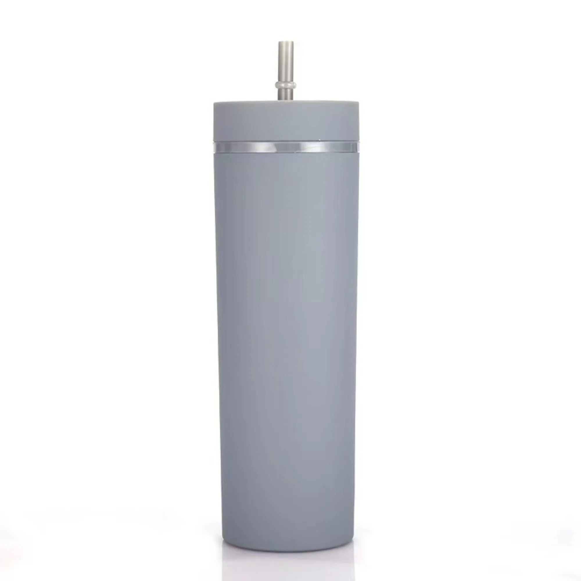 16oz Slim Tumblers With Straw 11