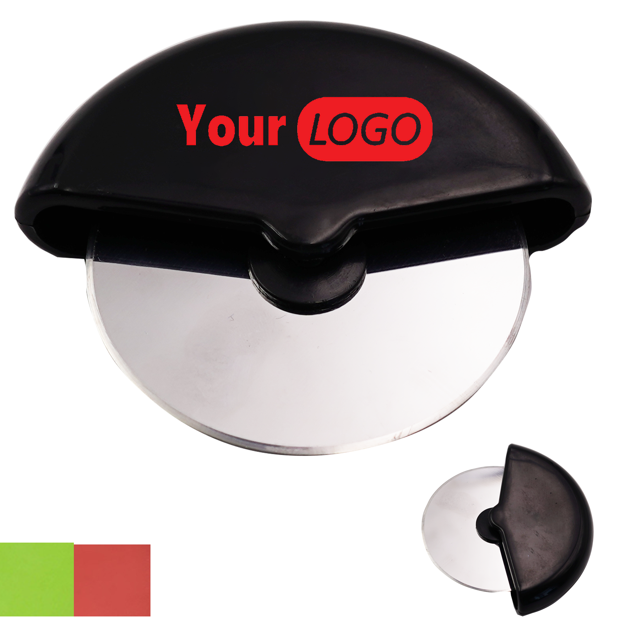 Stainless Steel Pizza Cutter Round Roller 2