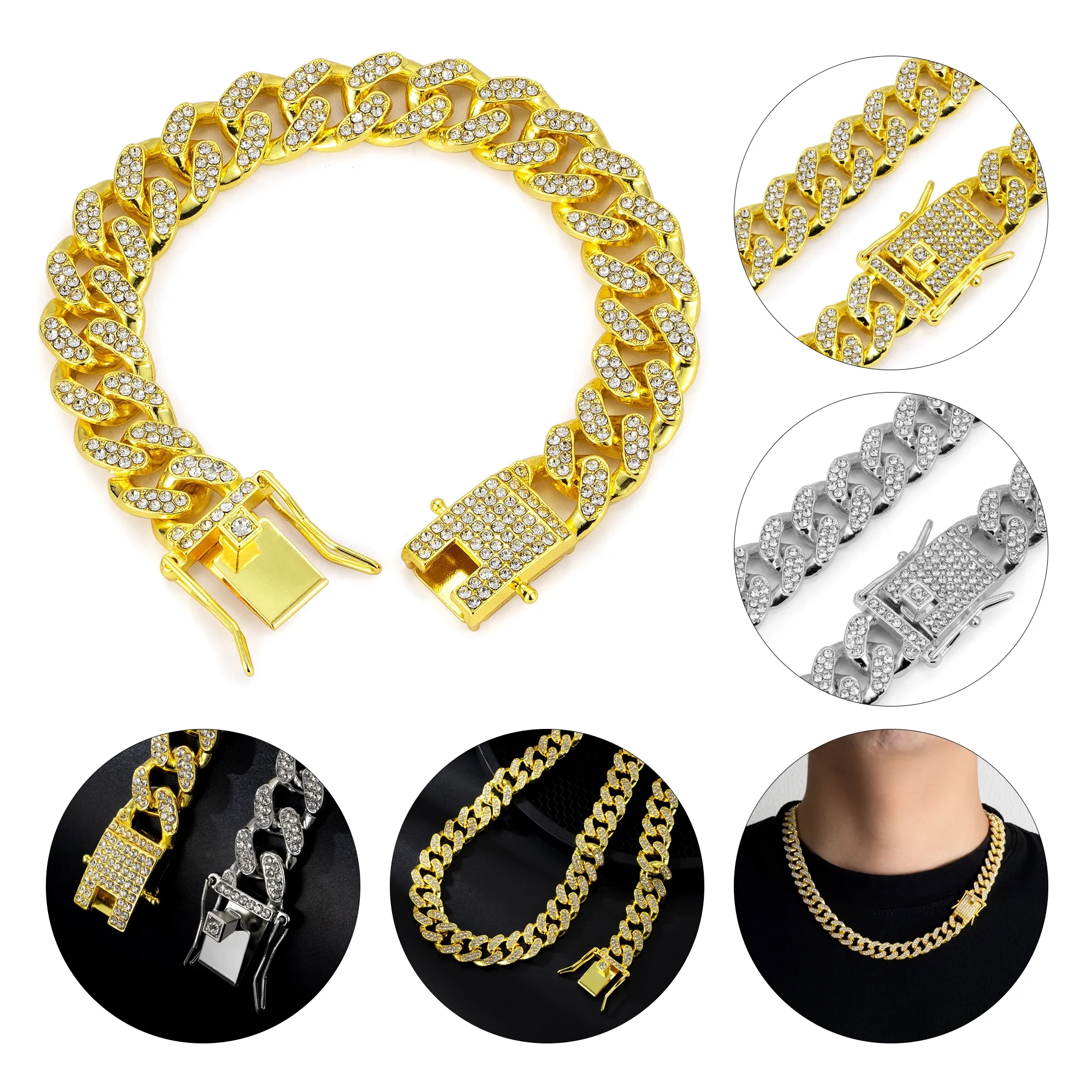 Alloy Full Diamond Necklace 2
