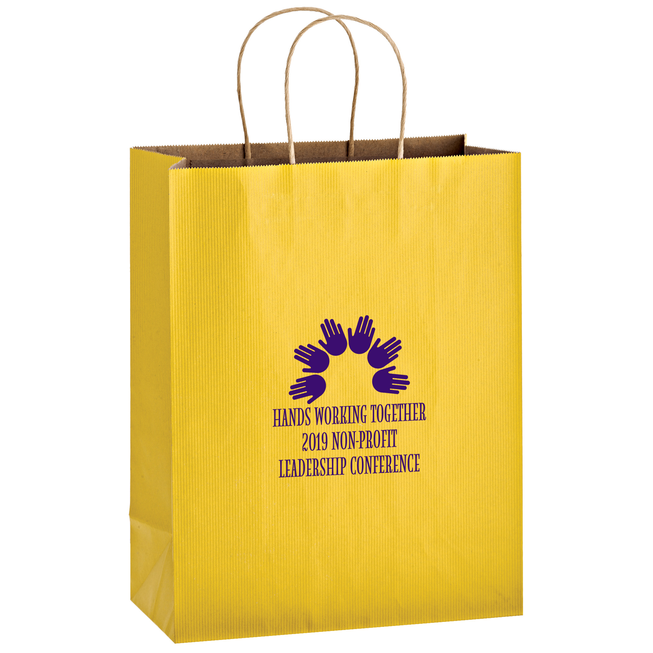 Matte Color Paper Shopper with Twisted Paper Handles 9