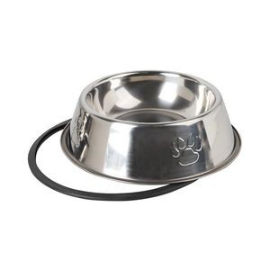 29cm Paw Mark Metal Pet Food Bowl 14