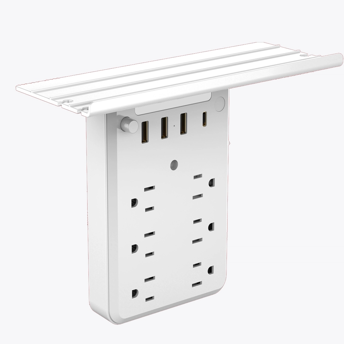 6-Outlet Extender With 3 Usb Power Strip 3