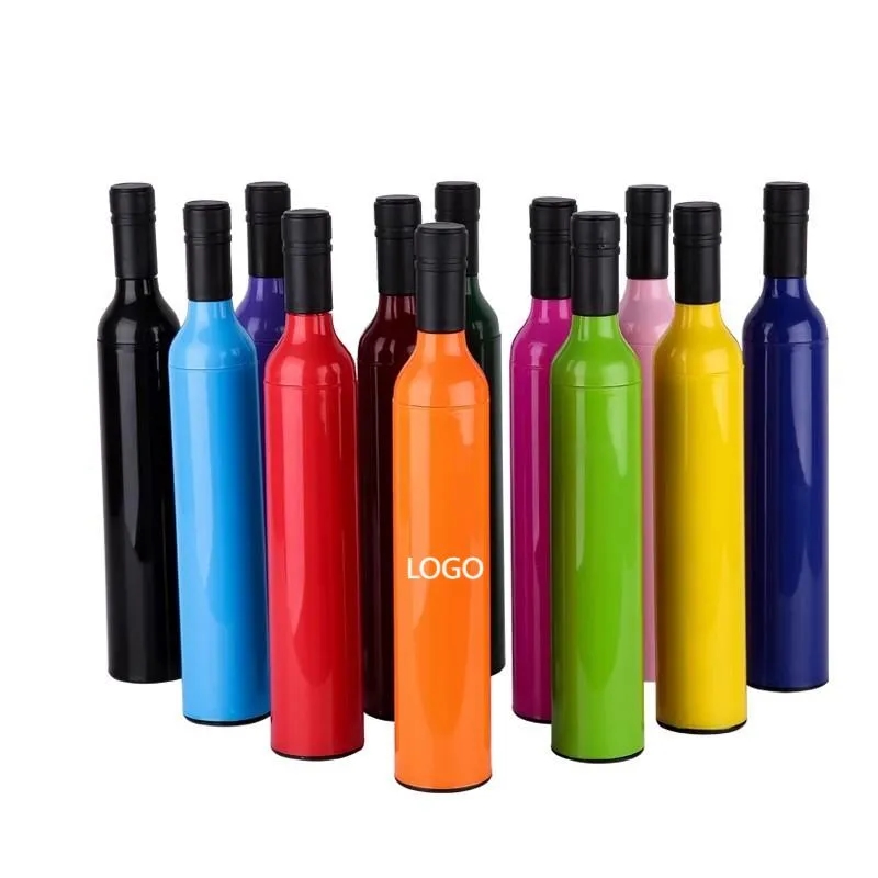 Folding Wine Bottle Umbrella For UV Protection 2