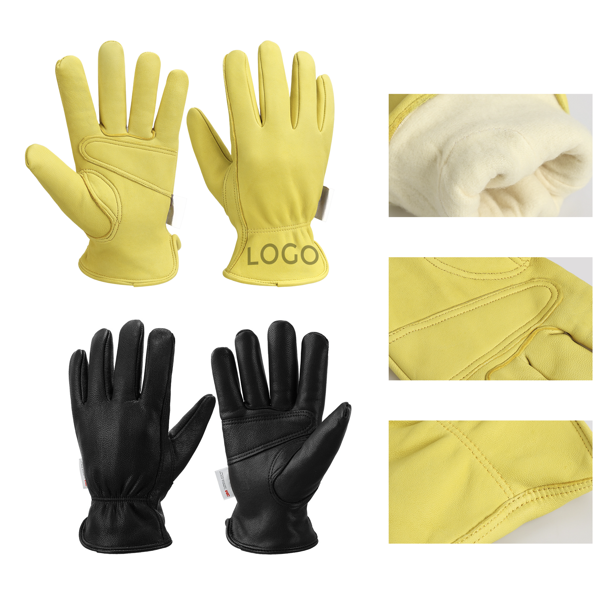 MOQ 10 PCS Woolen Warm Gloves 1