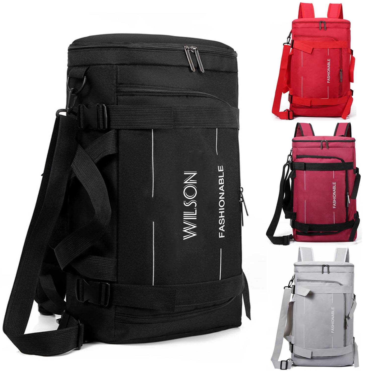Nylon Travel Duffel Backpack 8