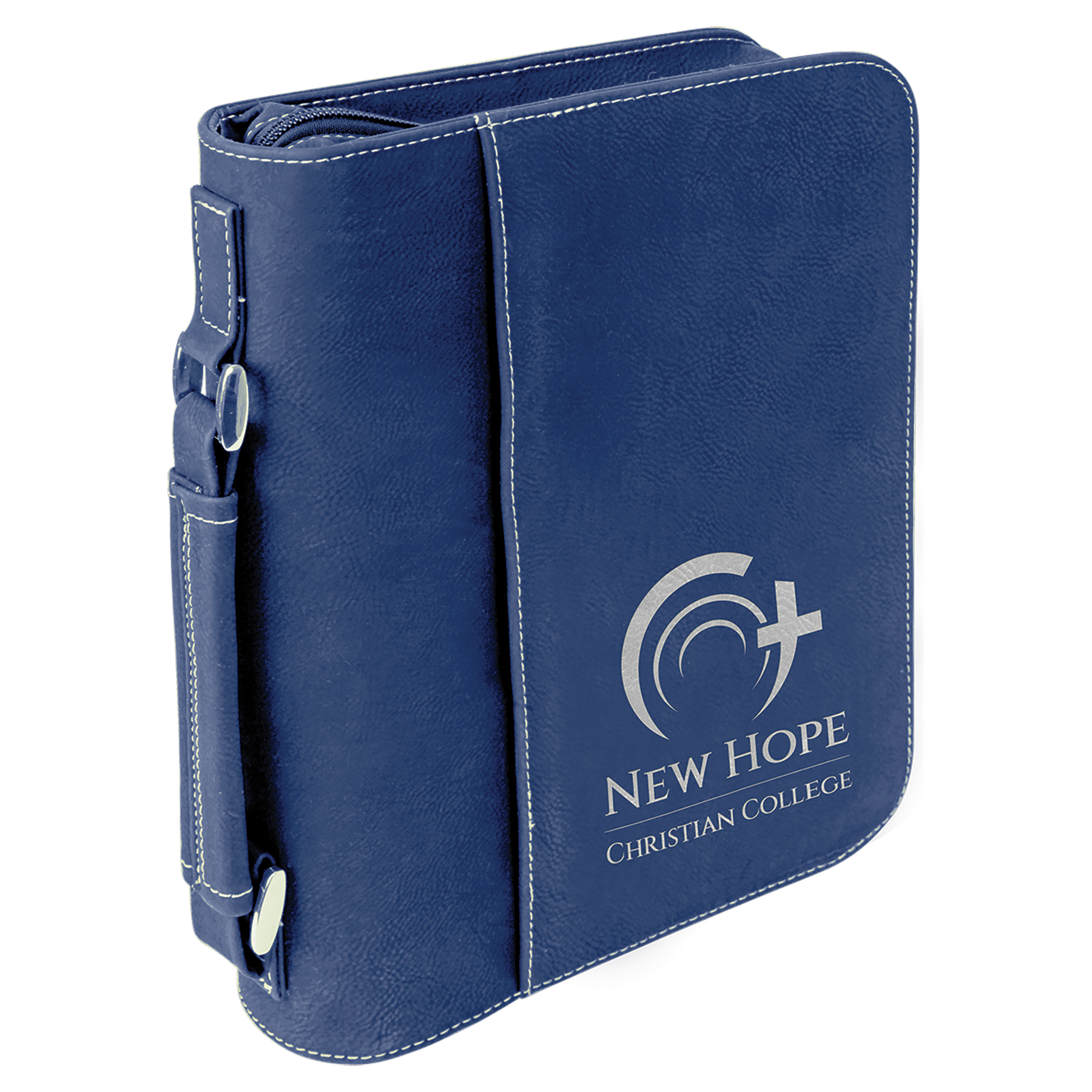 Leatherette Book/Bible Cover with Handle and Zipper (7 1/2" x 10 3/4") 2