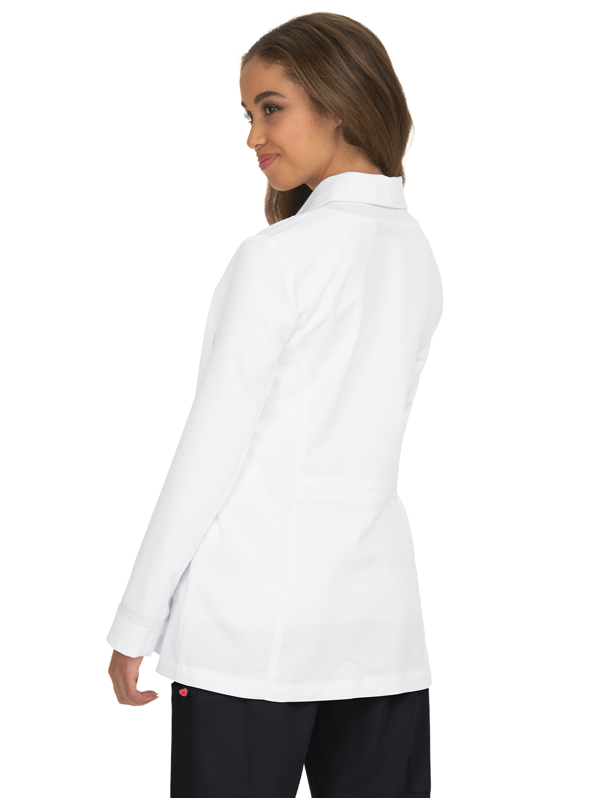 koi - Betsey Johnson - Women's Five-Pocket 29" Canna Lab Coat 2