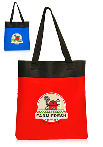 Two Tone Deluxe Tote Bags