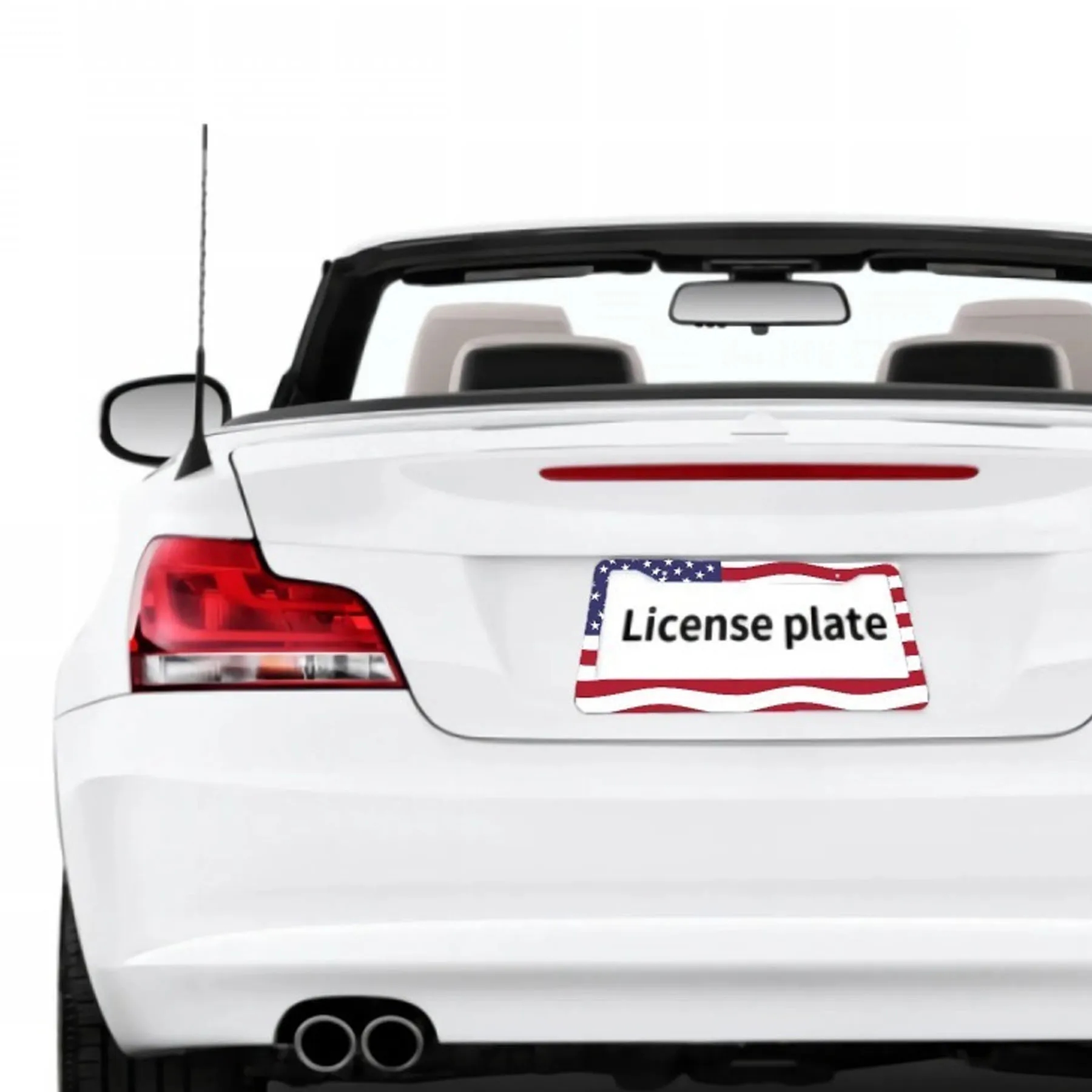 American Flag License Plate Frame 9