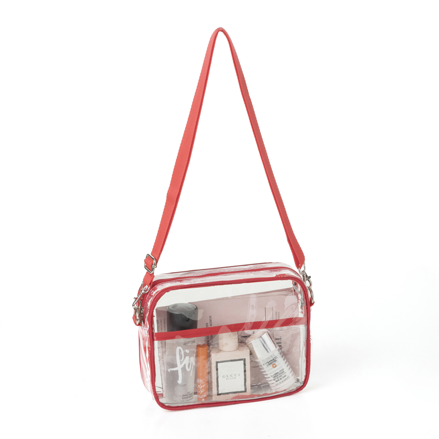 ClearPass Clear Crossbody Bag 8" x 2.5" 5