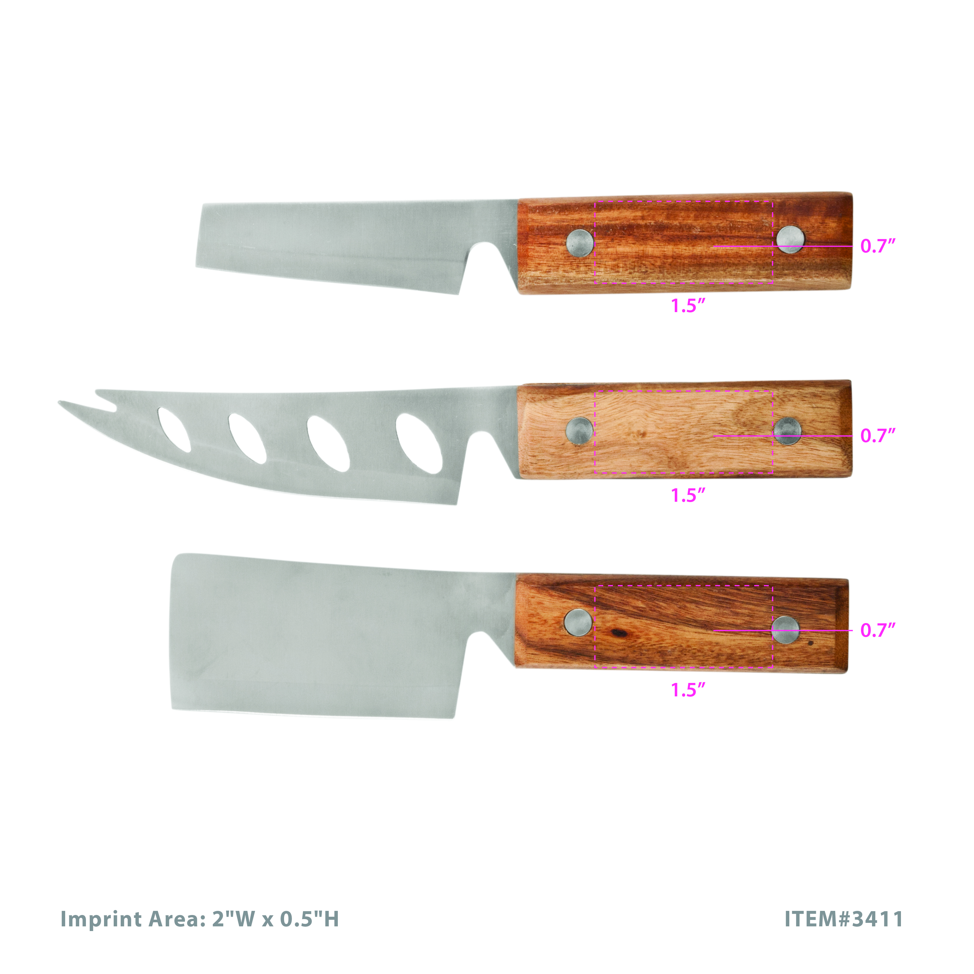 Twine Living® Rustic Cheese Set 4