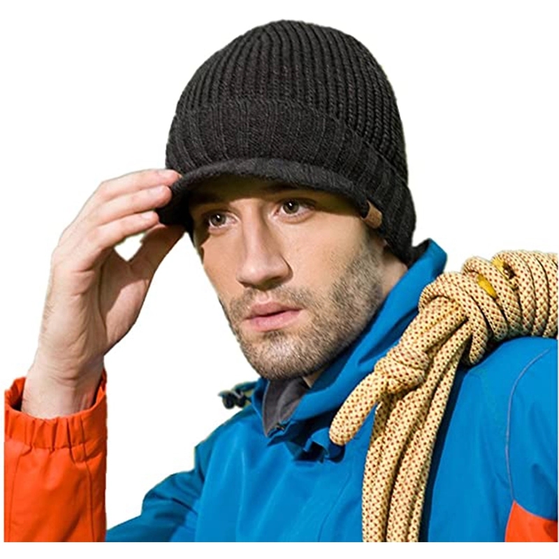 Winter warm heavy knitted beanie 5