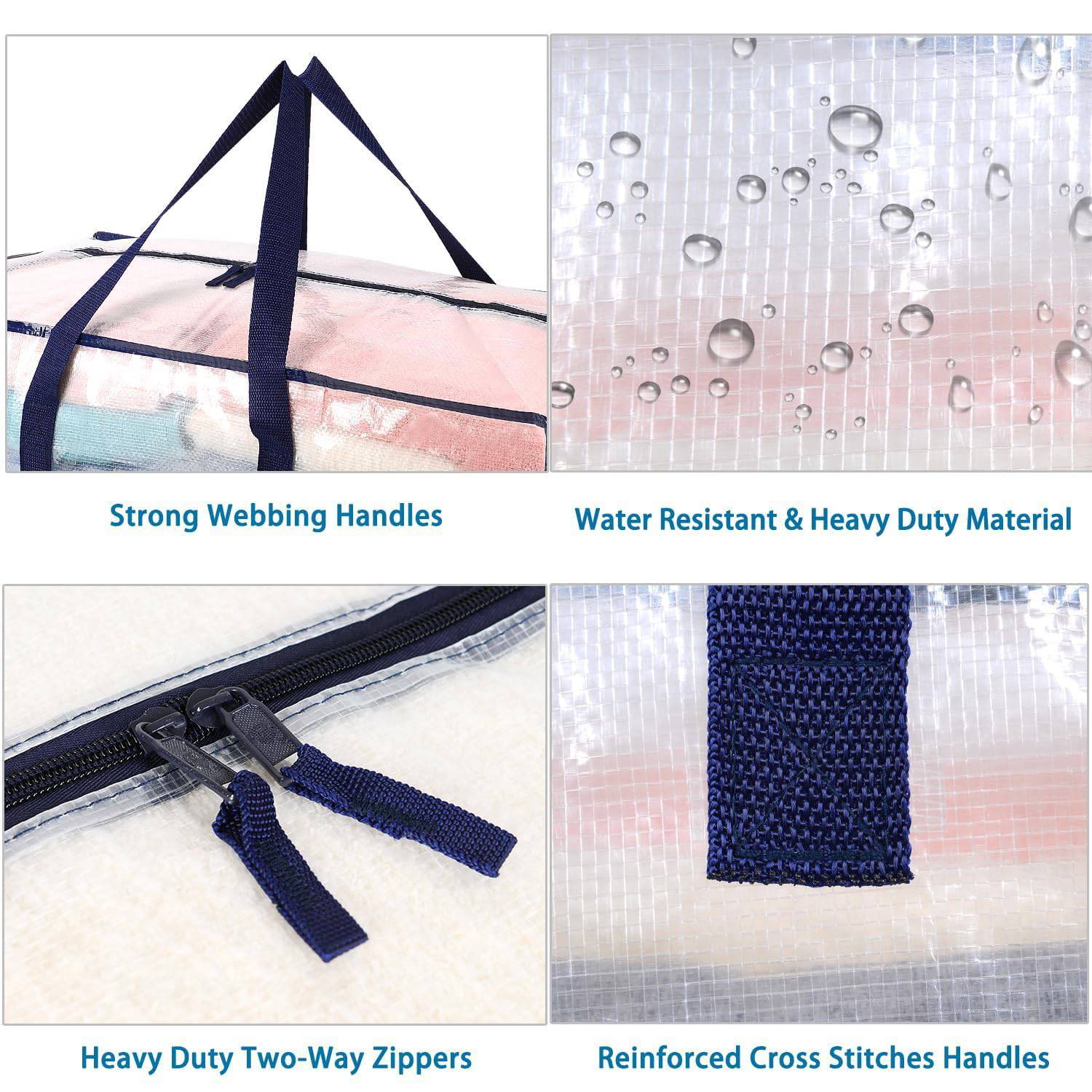 Plastic Transparent Hand Luggage Bag 5
