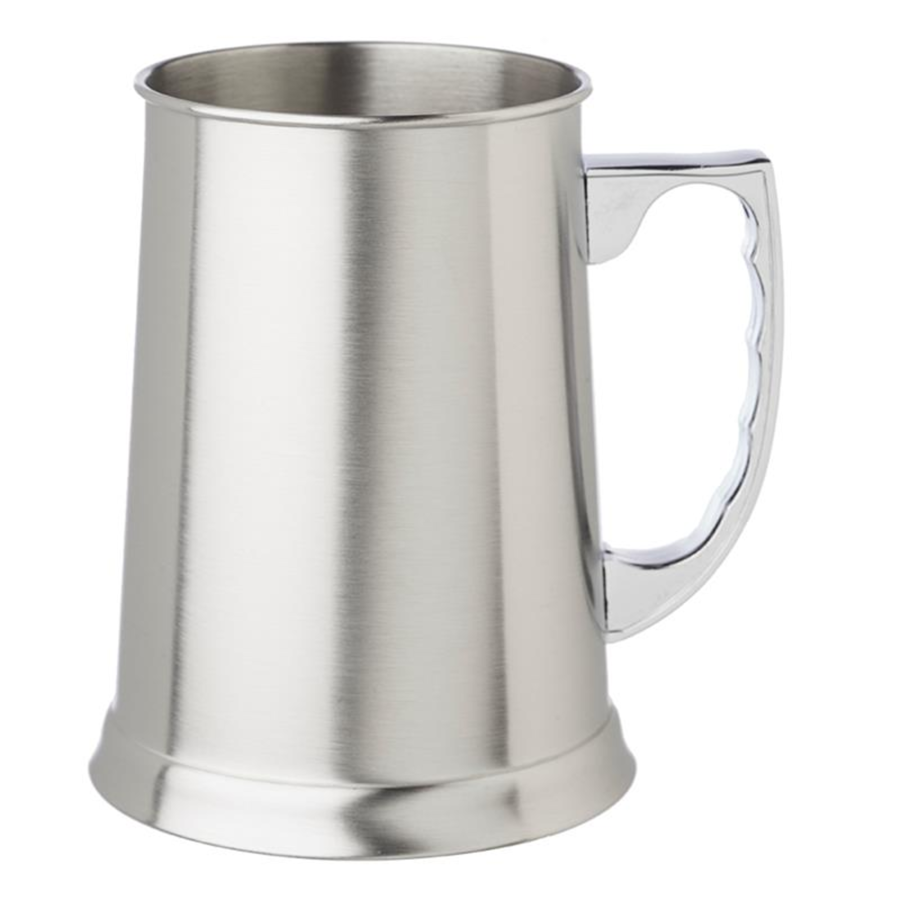 Premium Ribbed Stainless Beer Mug