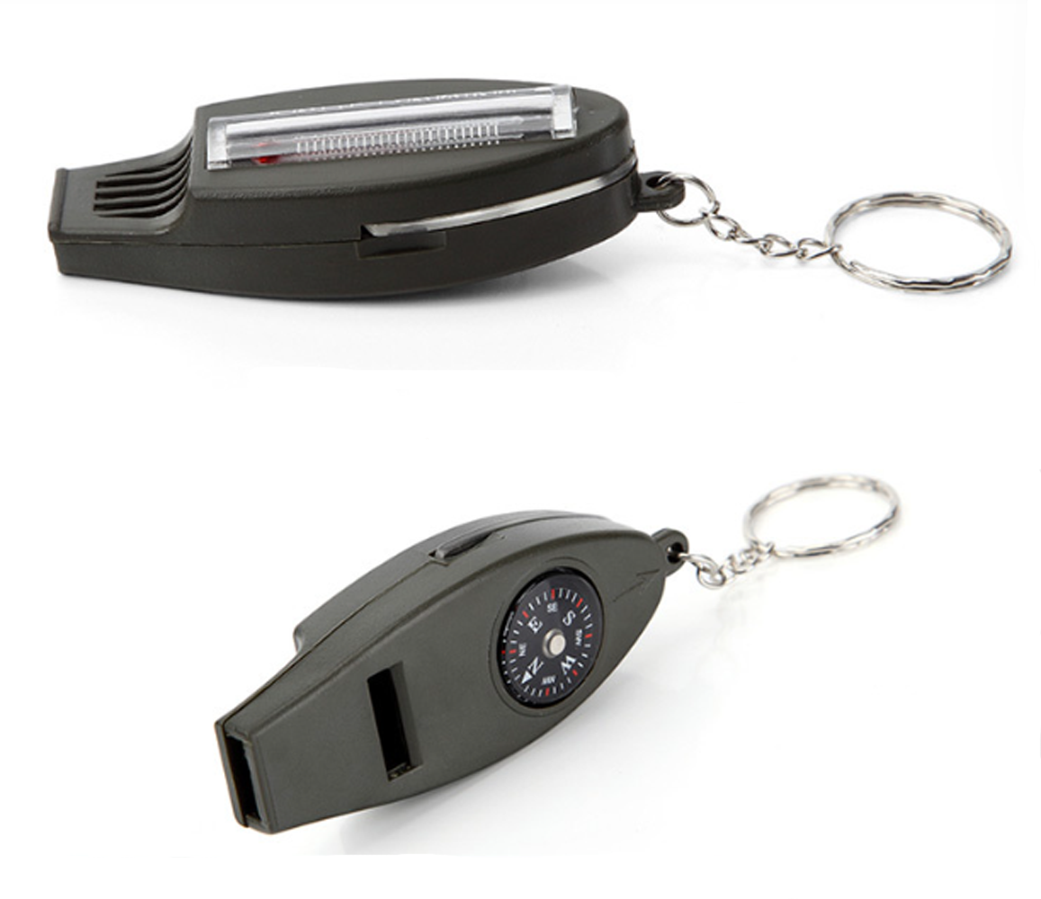 Thermometer Compass Magnifier Multifunction Whistle 2