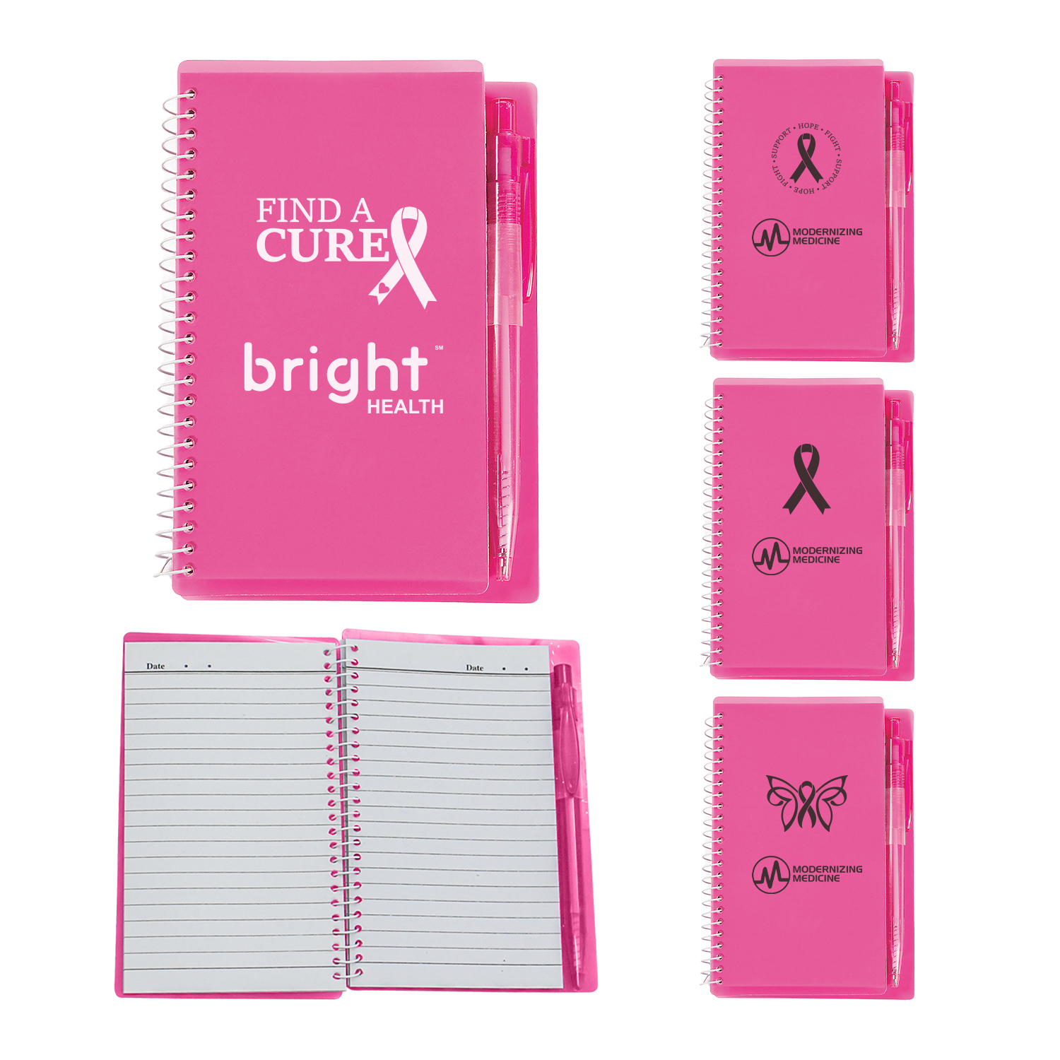 Pink Ribbon Notebook 2