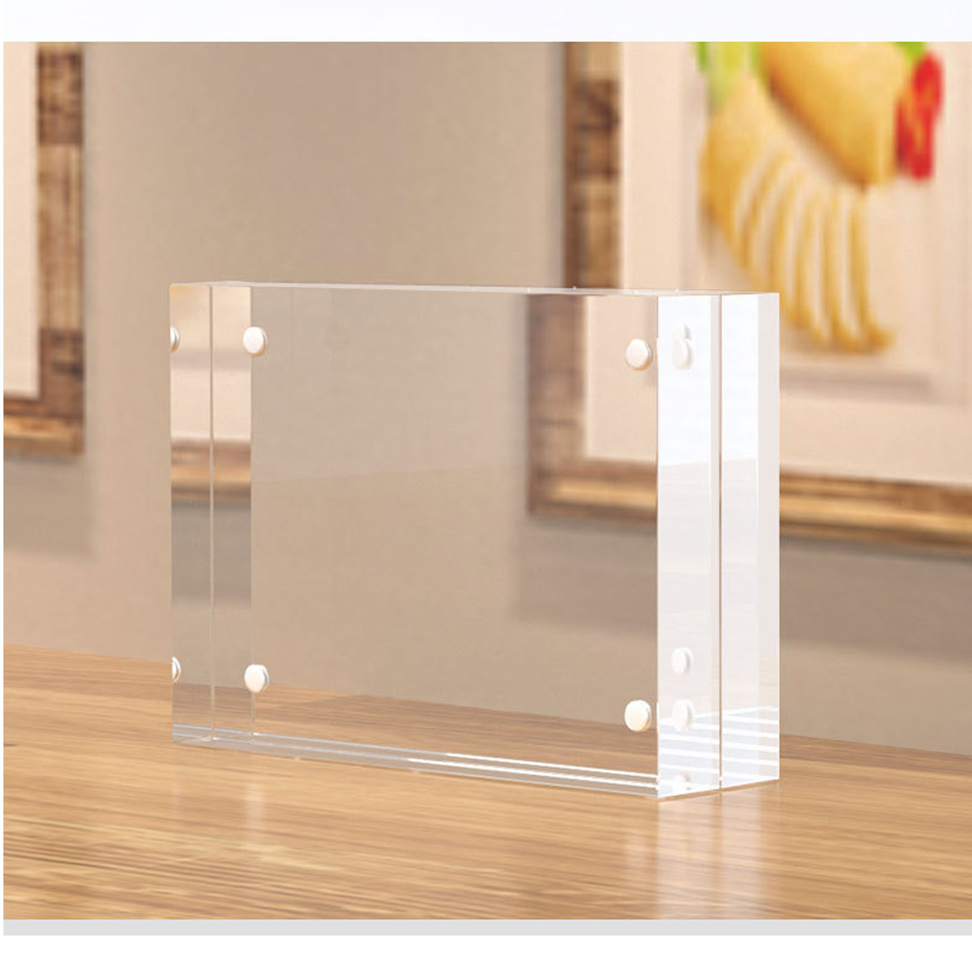 Clear Acrylic Photo Frame 6