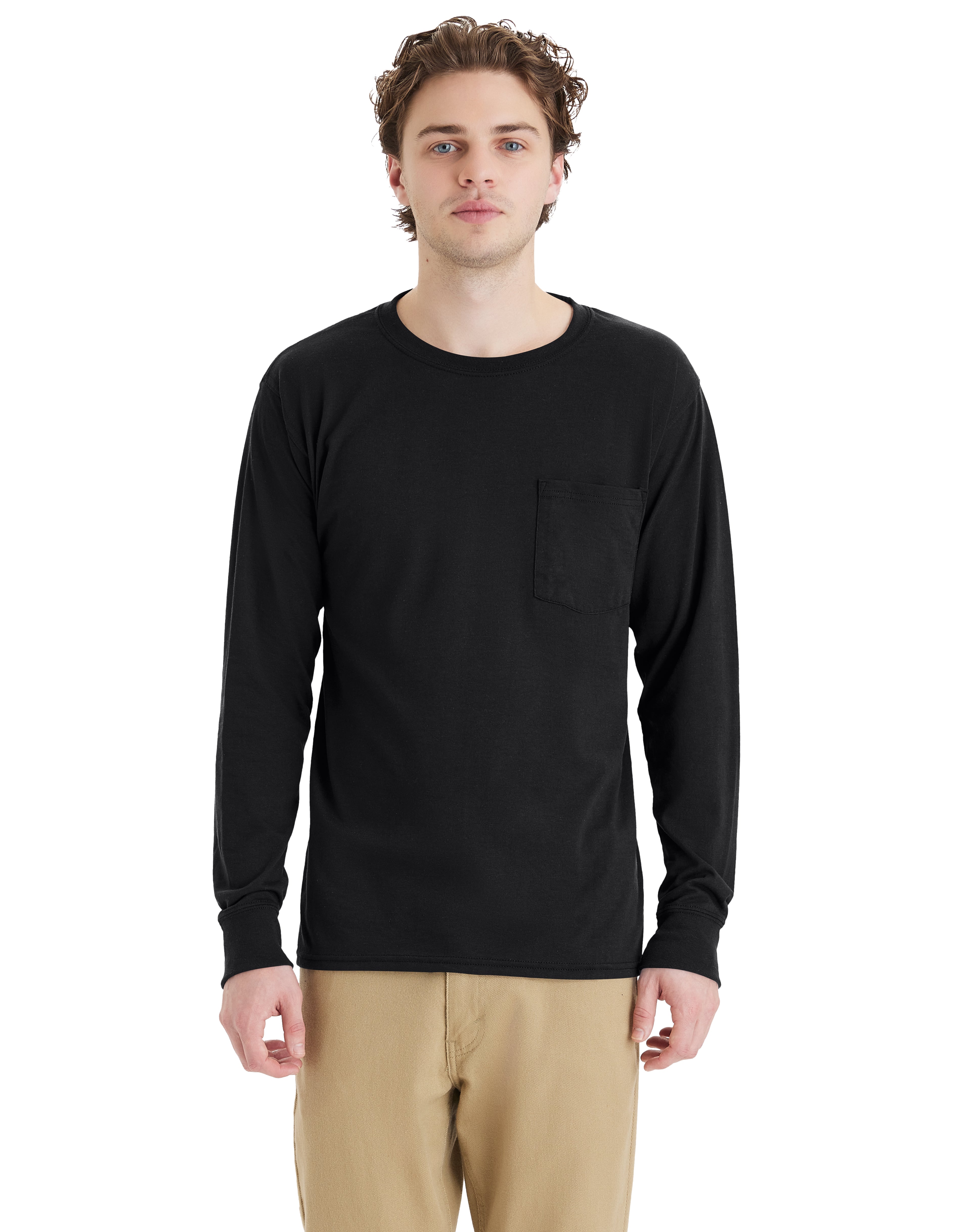 Hanes Workwear Long-Sleeve Pocket T-Shirt 6