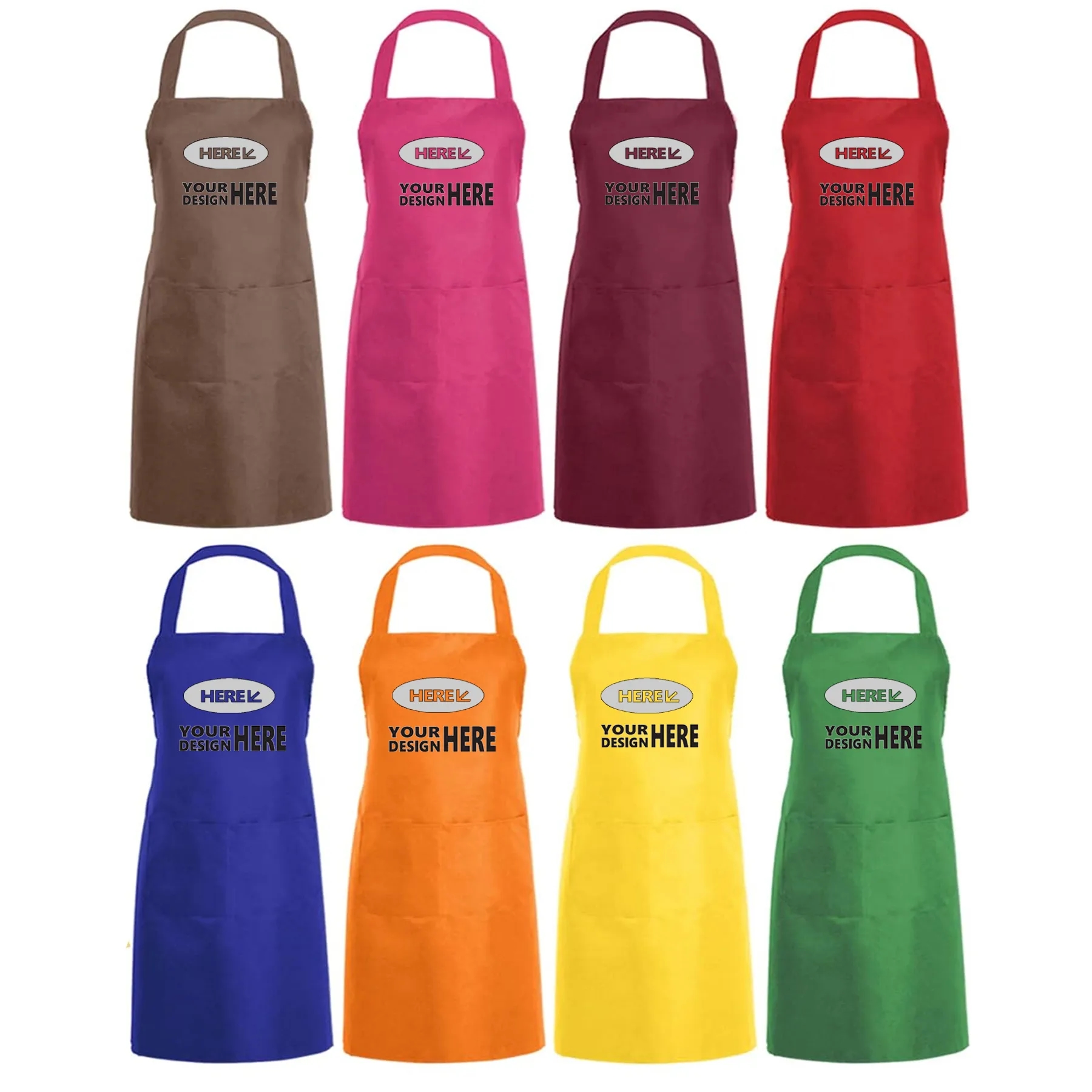 2 Pockets Bib Apron 2