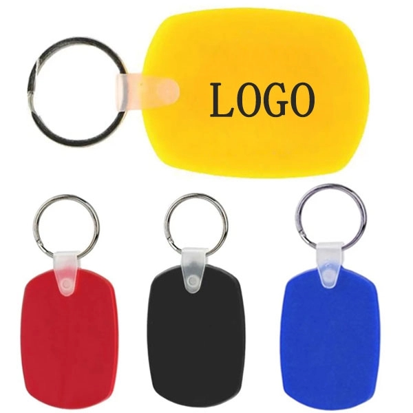 Custom Oval Soft Key Tag 10