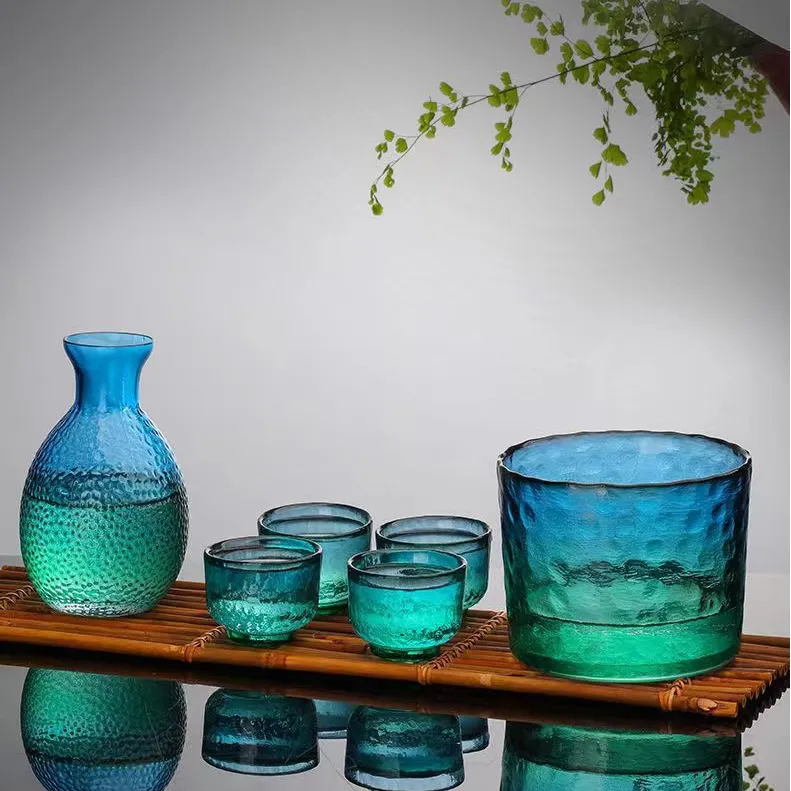 Crystal Glass Wine Warmer Set 2