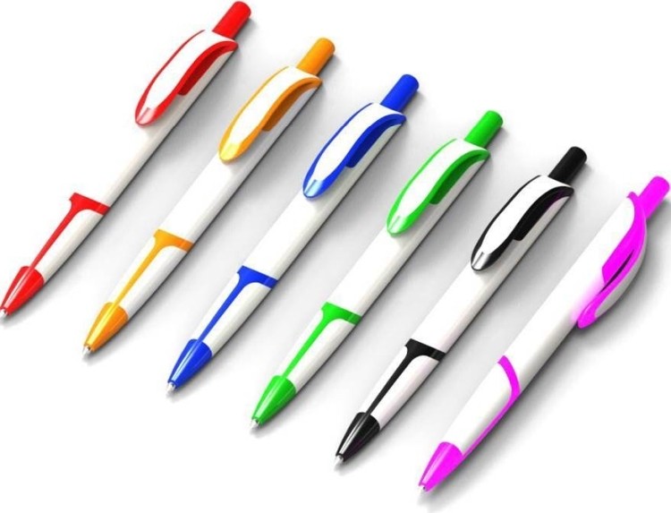 Plastic Retractable Cartoon Ball Pen 1