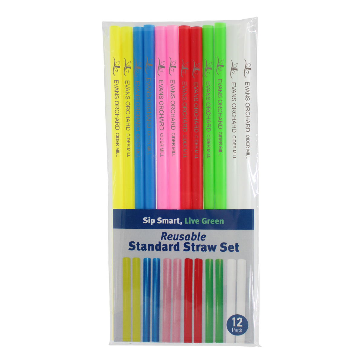 Reusable Standard Straw - 12 Pack 2