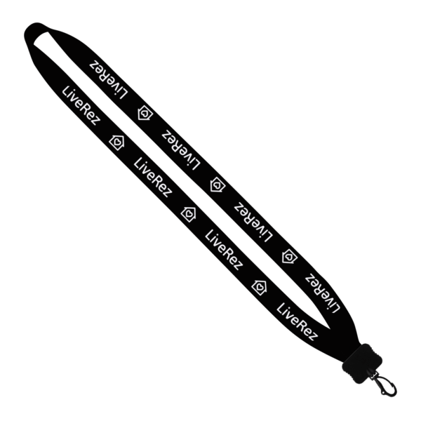 3/4" Cotton Lanyard with Plastic Clamshell & Swivel Snap Hook 22