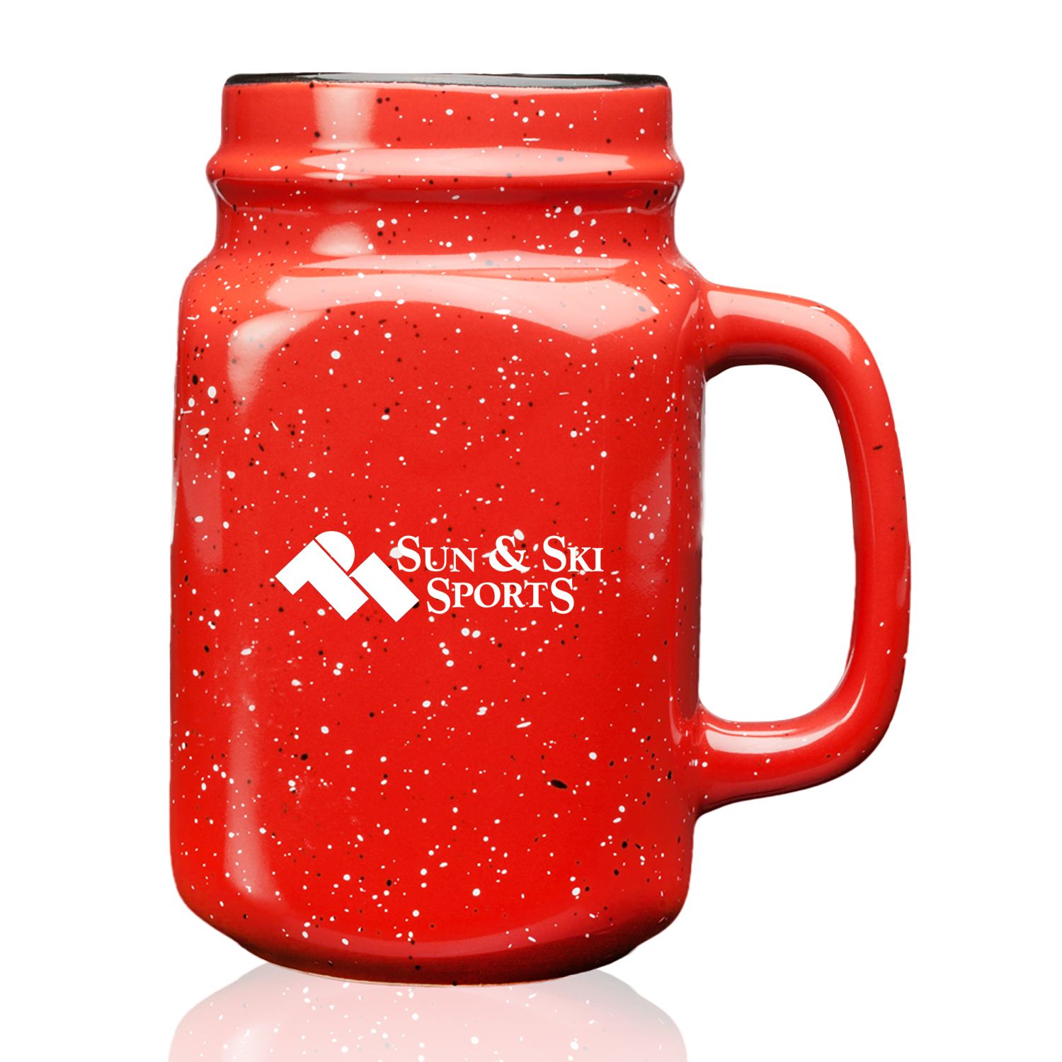16 oz. Savannah Speckle Ceramic Mason Jars 2