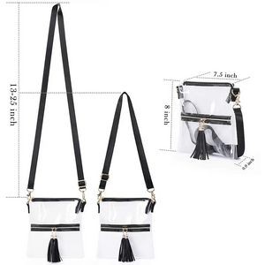 Women Clear PVC Shoulder Bags 3