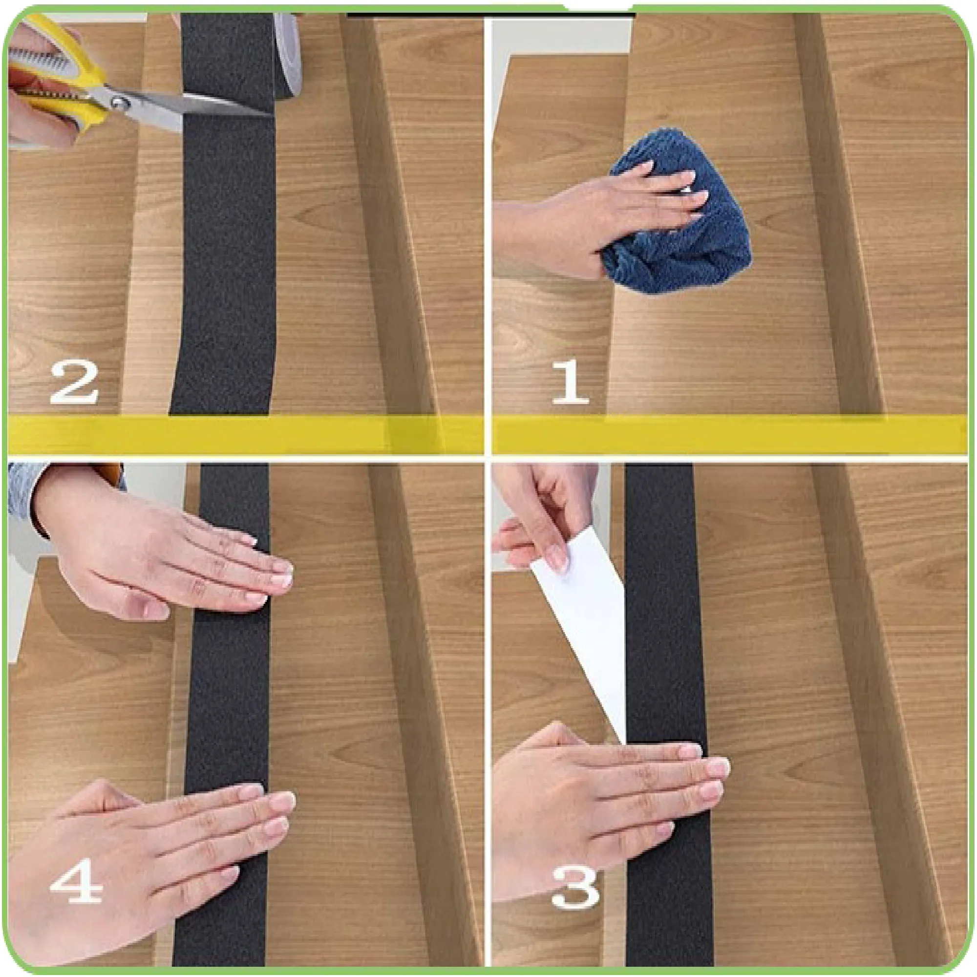 Black PVC frosted non-slip tape 2