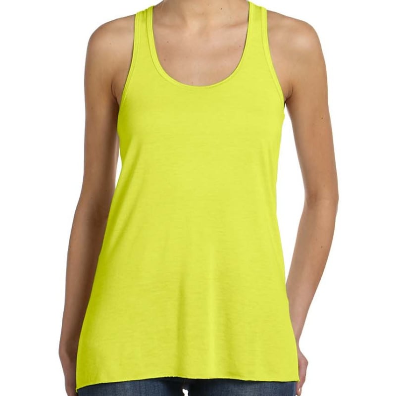 Bella Ladies Flowy Racerback Tank 4