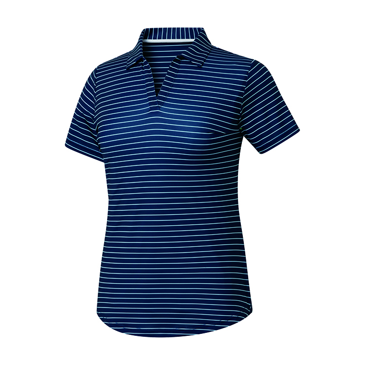 FootJoy Ladies Open Collar Stripe Shirt 5