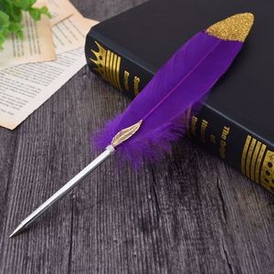 Glitter Powder Feather Pen 21