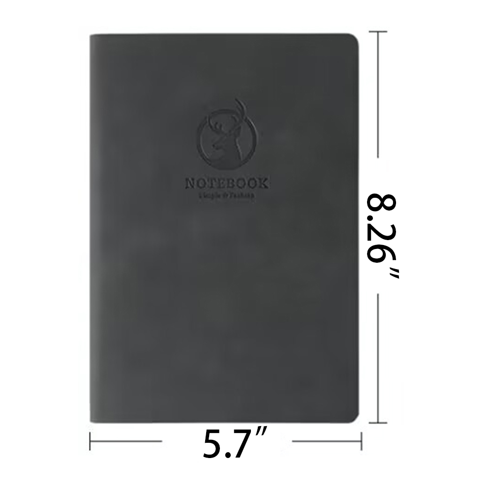 5.7" × 8.3" Softleather Notebook 200 Sheet 3