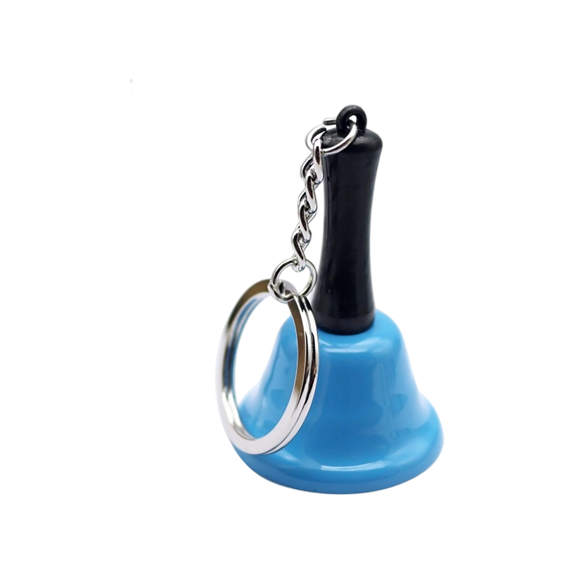 Mini Metal Hand Bell With Key Ring 1.5" Length x 2.6" Width 2